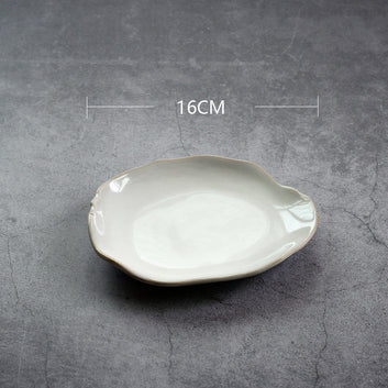 Irregular Ceramic Bowl and Plate