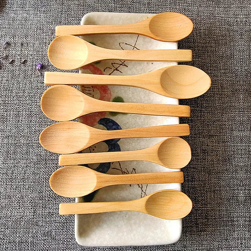 Bamboo Wooden Spoons 100 Pcs