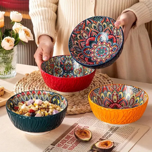Bohemian Ceramic Bowls