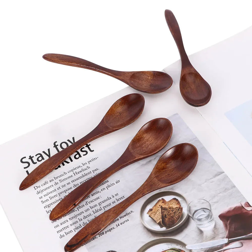 Natural Bamboo Wooden Teaspoon