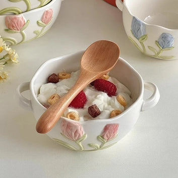 Ceramic Double Ear Bowl