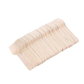 150 Pcs Disposable Wooden Spoons