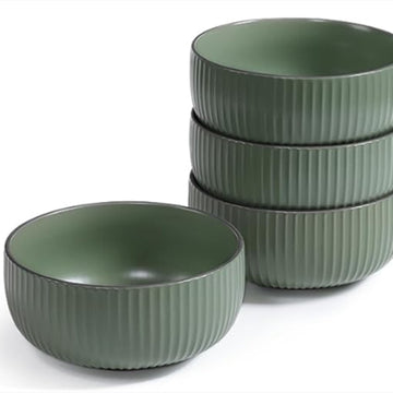 Set of 4 Ceramic Bowls – 46oz